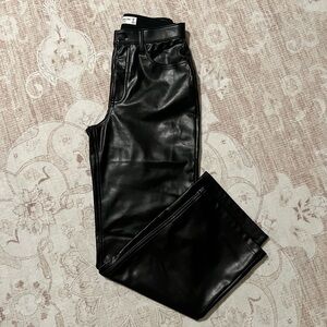 Abercrombie & Fitch | The Loose High Rise | Leather Pant | 27/ 4 | Worn Once!